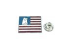 The USA Flag Cat Pin
