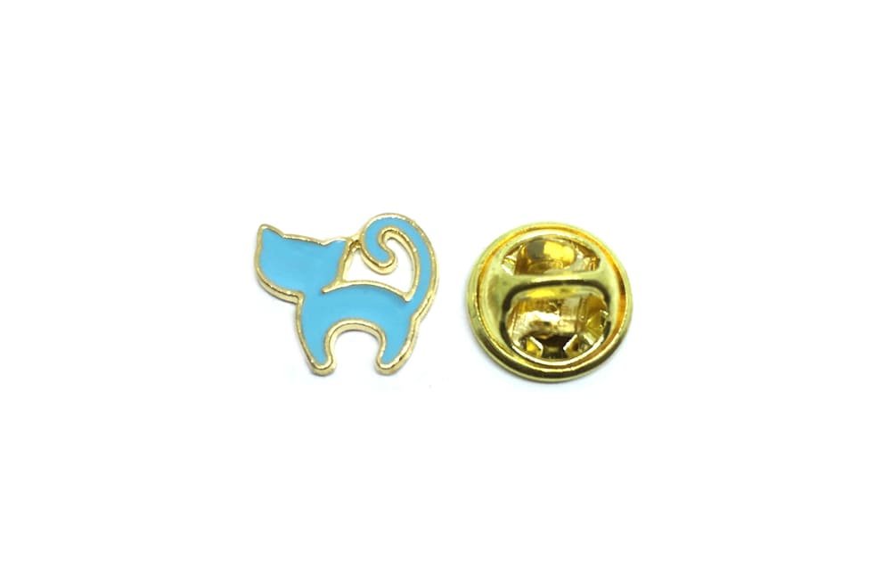 FCAT-099 Tiny Blue Cat Pin Tiny Blue Cat Pin