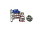 FRHIN-002 American Flag Rhinestone Pin