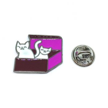 Funny Cat Enamel Pin