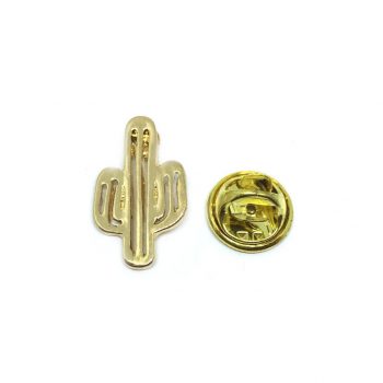 Gold Cactus Pin