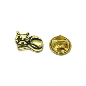 Gold Cat Pin