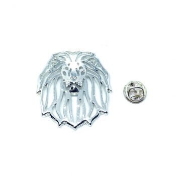 Lion Head Lapel Pin