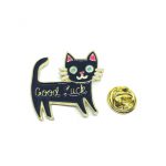 Lucky Cat Enamel Pin