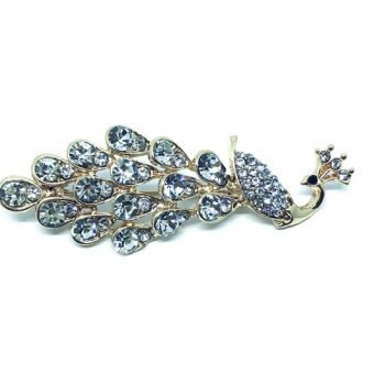 Peacock Brooch