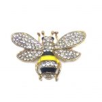 Rhinestone Bee Pin