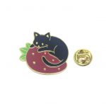 Strawberry Cat Pin