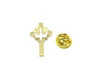 Cross Dove Pin
