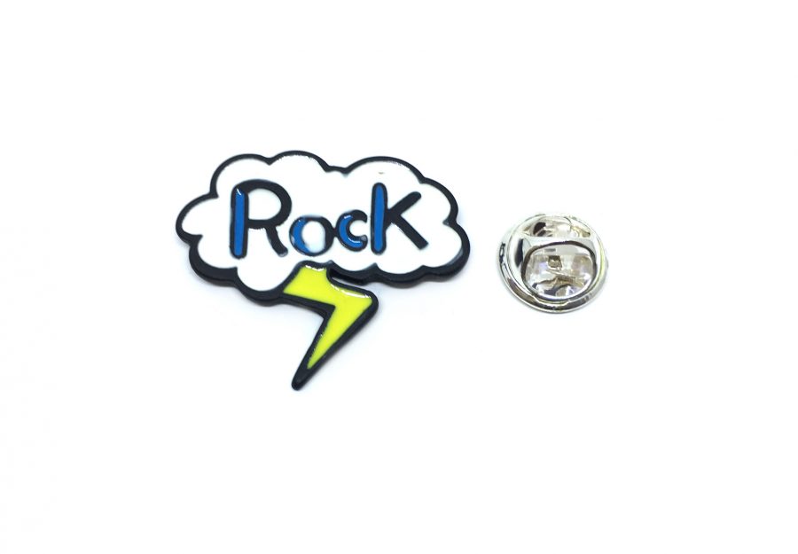 Rock Inspirational Lapel Pin