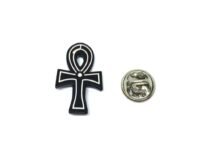 Black Ankh Enamel Pin