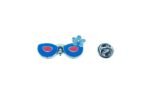 Blue Sunglass Enamel Pin