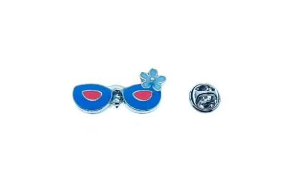 Blue Sunglass Enamel Pin