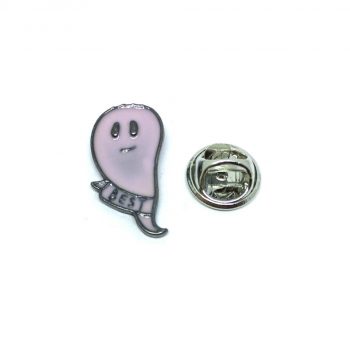 BOOS BEST Ghost Enamel Pin