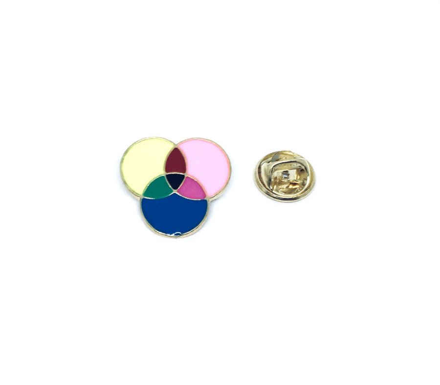 CMYK Color Wheel Enamel Pin
