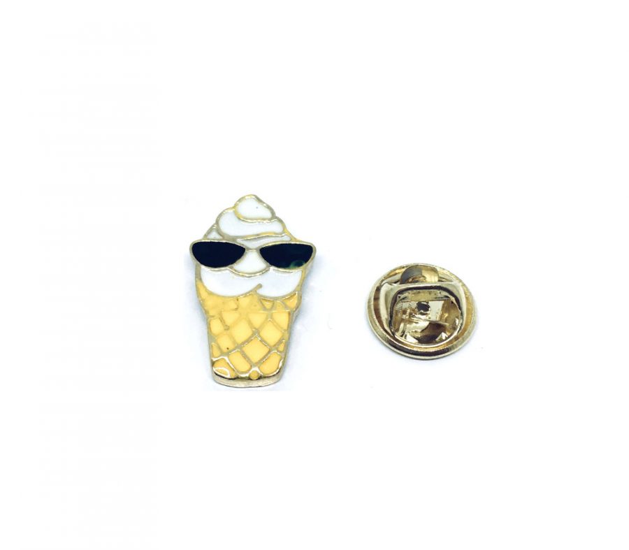 Ice Cream Enamel Pin