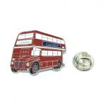 London Double Decker Bus Enamel Pin