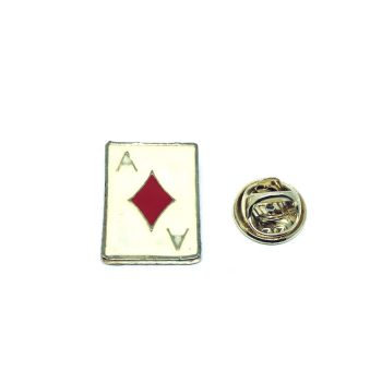 Playing Card Ace Of Diamond Enamel Pin