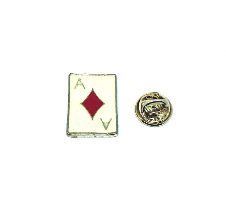 Playing Card Ace Of Diamond Enamel Pin
