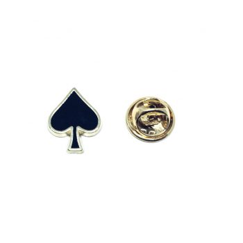 Poker Spades Enamel Pin