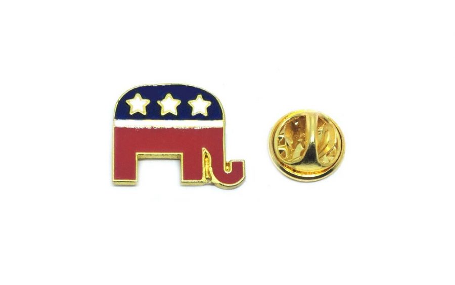 Republican Elephant Enamel Pin