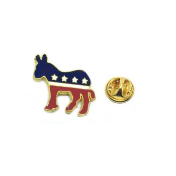 The USA Democratic Donkey Enamel Pin