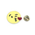 Face Blowing a Kiss Emoji Pin