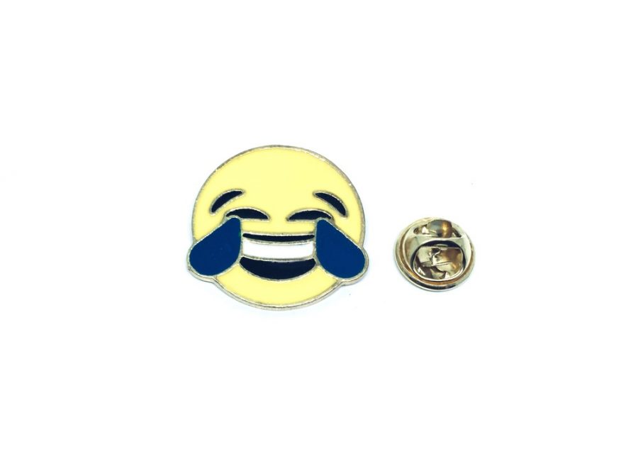 Face with Tears of Joy Emoji Pin