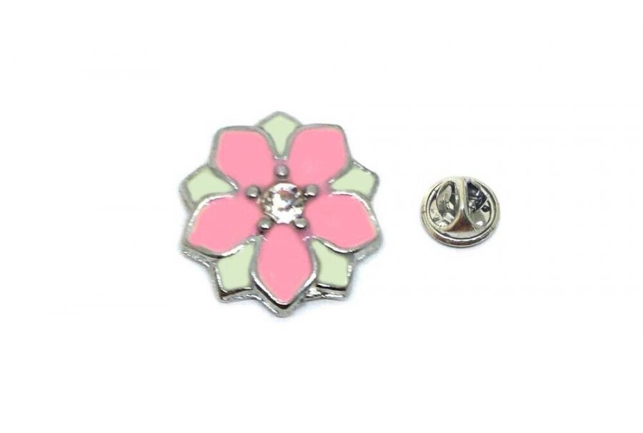 Flower Enamel Pin Badge