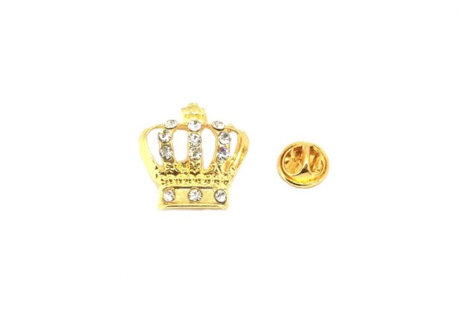 Gold Crown Pin