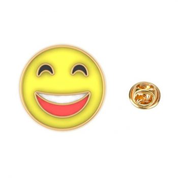 Grinning Face with Smiling Eyes Pin