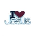 Love Jesus Christian Pin