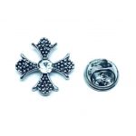 Maltese Cross Brooch Pin