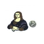 Mona Lisa Lapel Pin