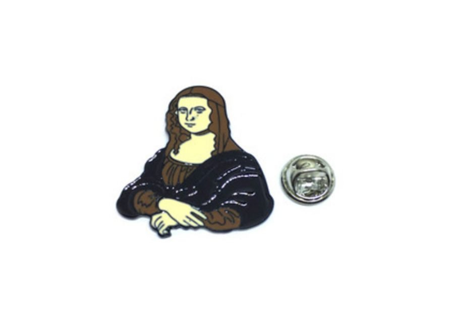 Mona Lisa Lapel Pin