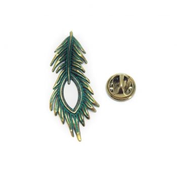 Peacock Feather Pin
