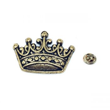 Vintage Crown Brooch Pin