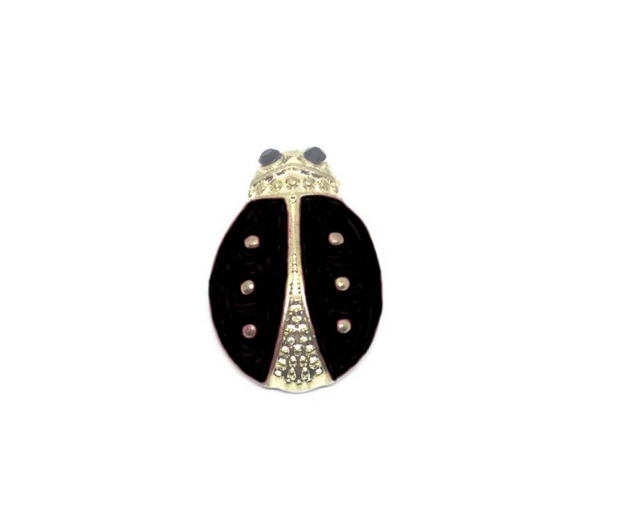 Black Ladybug Pin