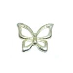 Silver Butterfly Lapel Pins