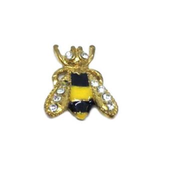 Rhinestone Bee Pin