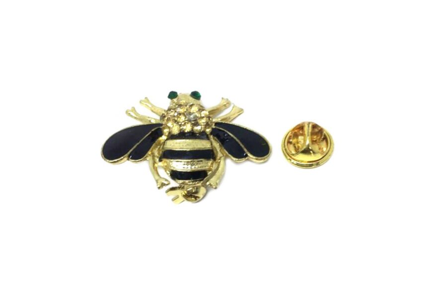 Gold Bee Lapel Pin