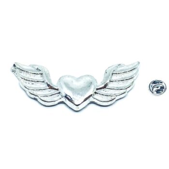 Heart With Wings Pin