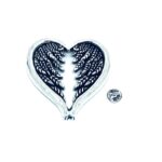 Vintage Wing Heart Pin