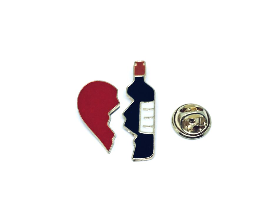 Wine Heart Pin