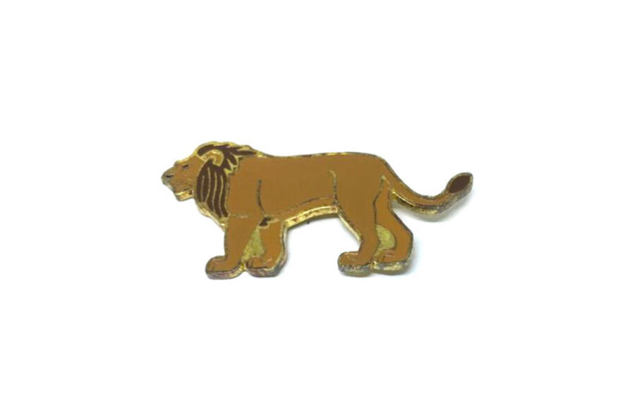 Lion Enamel Pin
