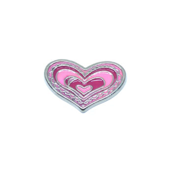 Pink Heart Enamel Pin