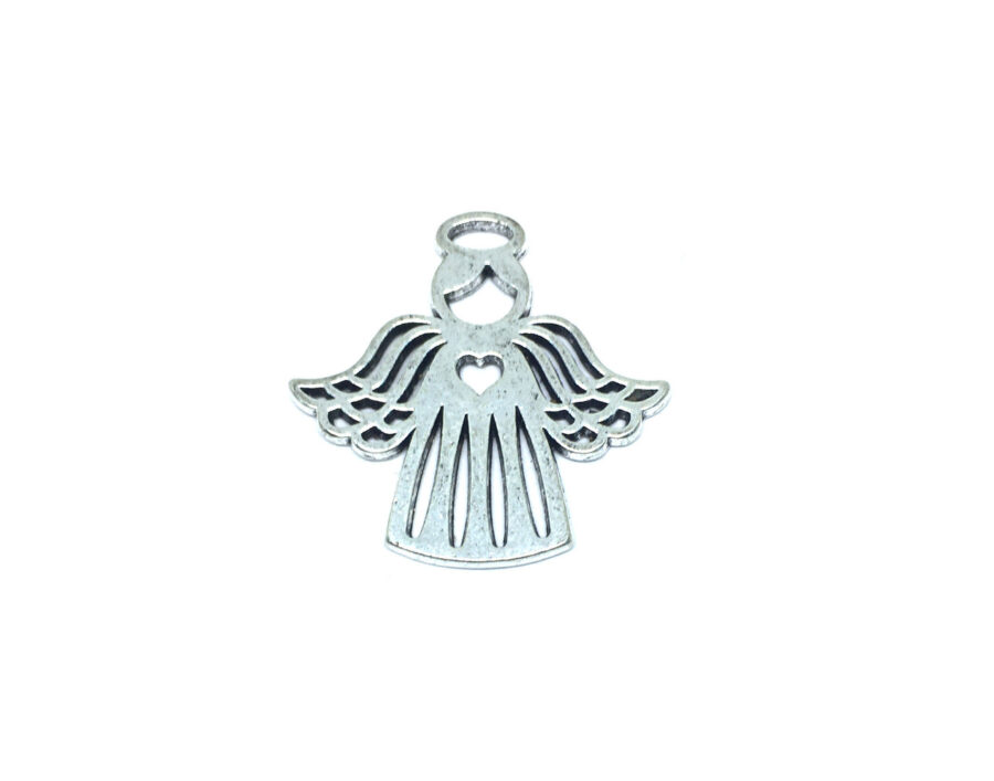 Silver Angel Brooch
