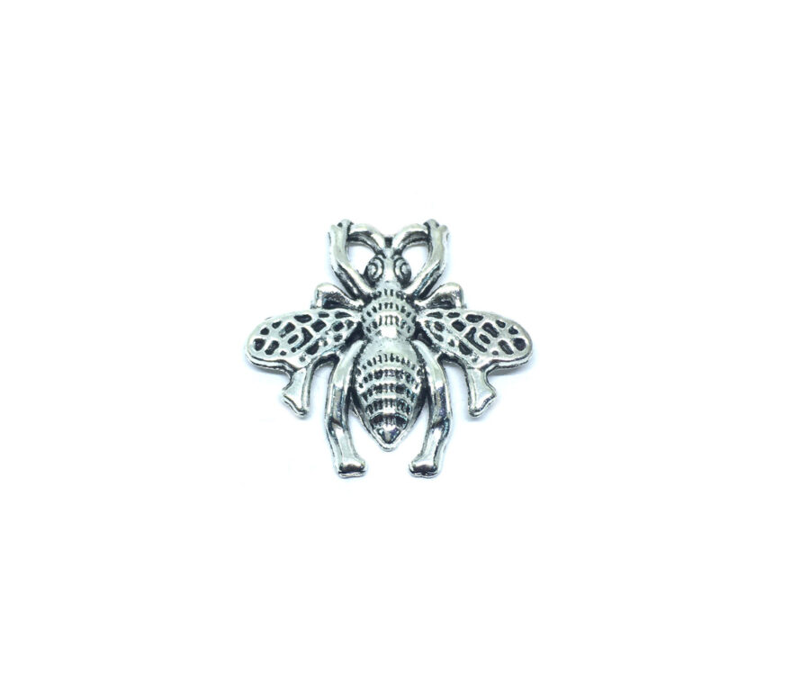 Silver Bee Lapel Pin