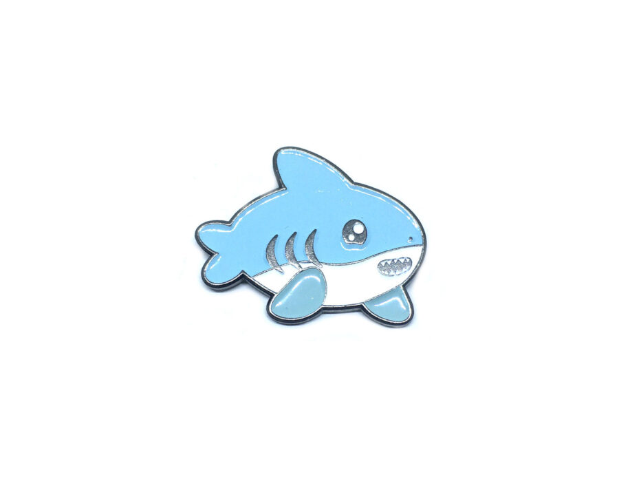 Blue Shark Enamel Pin