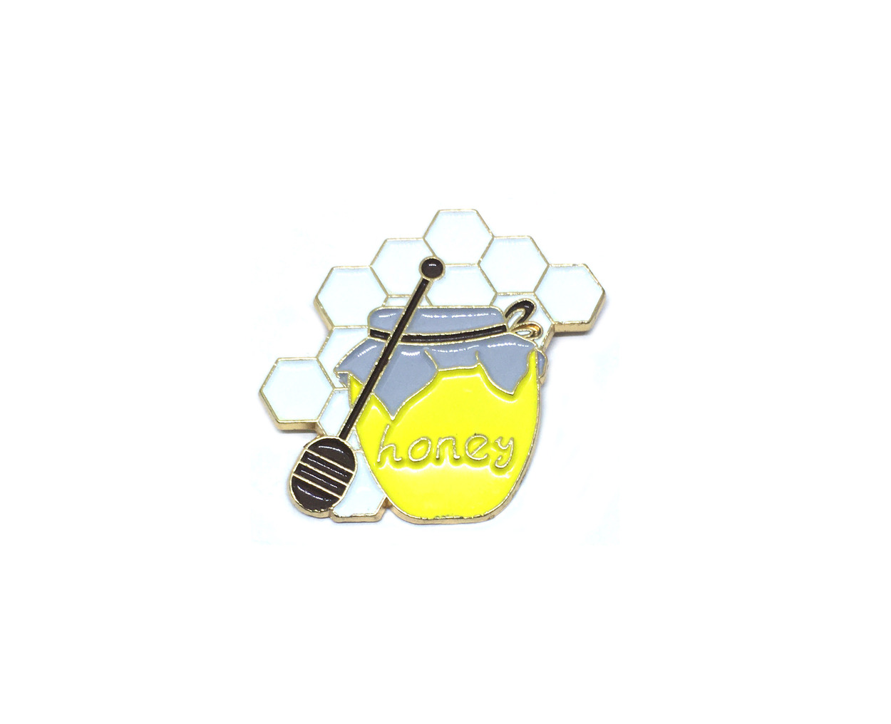 Honeycomb Brooch