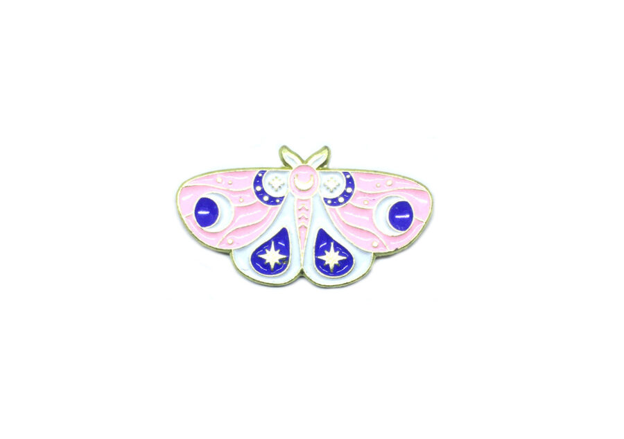 Pink Butterfly Brooch